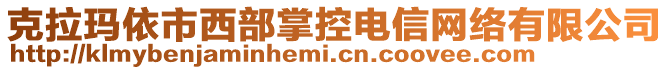 克拉瑪依市西部掌控電信網(wǎng)絡(luò)有限公司