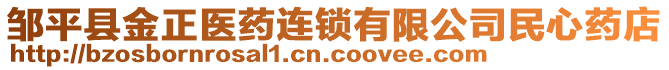 鄒平縣金正醫(yī)藥連鎖有限公司民心藥店