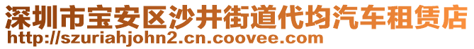 深圳市寶安區(qū)沙井街道代均汽車租賃店