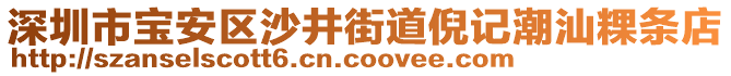 深圳市寶安區(qū)沙井街道倪記潮汕粿條店