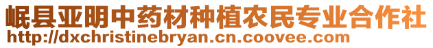 岷縣亞明中藥材種植農(nóng)民專業(yè)合作社