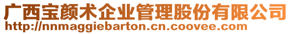 廣西寶顏術(shù)企業(yè)管理股份有限公司