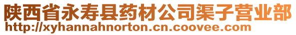 陜西省永壽縣藥材公司渠子營業(yè)部