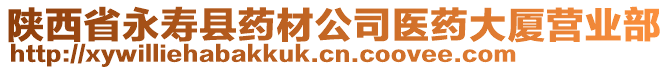 陜西省永壽縣藥材公司醫(yī)藥大廈營業(yè)部