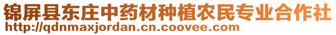 錦屏縣東莊中藥材種植農(nóng)民專業(yè)合作社