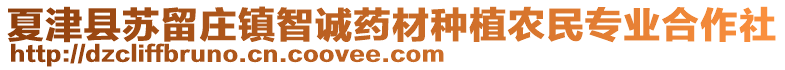 夏津縣蘇留莊鎮(zhèn)智誠(chéng)藥材種植農(nóng)民專業(yè)合作社