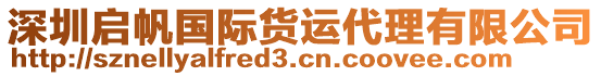 深圳啟帆國際貨運代理有限公司