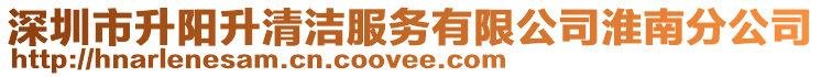 深圳市升陽升清潔服務有限公司淮南分公司