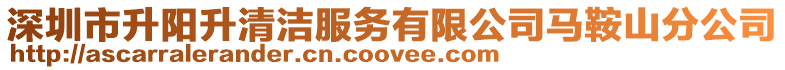 深圳市升陽升清潔服務有限公司馬鞍山分公司