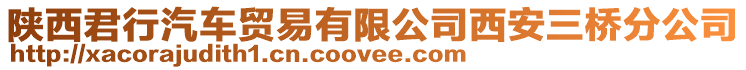 陜西君行汽車貿易有限公司西安三橋分公司