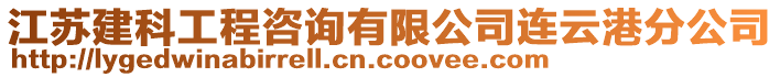 江蘇建科工程咨詢(xún)有限公司連云港分公司