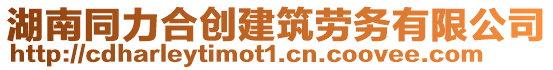 湖南同力合創(chuàng)建筑勞務(wù)有限公司