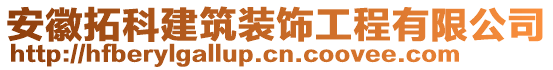 安徽拓科建筑裝飾工程有限公司