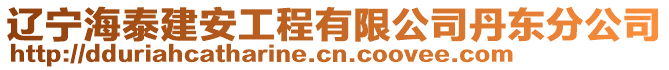 遼寧海泰建安工程有限公司丹東分公司