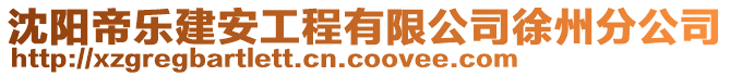 沈陽帝樂建安工程有限公司徐州分公司