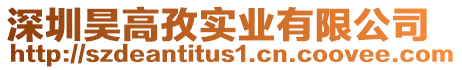 深圳昊高孜實業有限公司