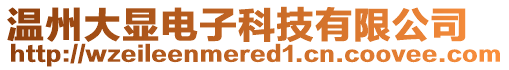 溫州大顯電子科技有限公司