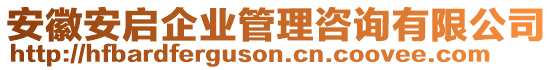 安徽安啟企業管理咨詢有限公司