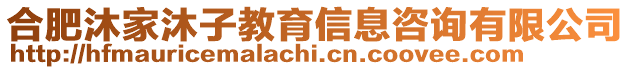 合肥沐家沐子教育信息咨詢有限公司