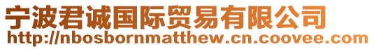 寧波君誠(chéng)國(guó)際貿(mào)易有限公司