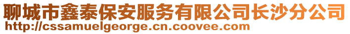 聊城市鑫泰保安服務(wù)有限公司長沙分公司