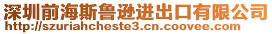 深圳前海斯魯遜進出口有限公司