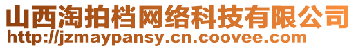山西淘拍檔網(wǎng)絡(luò)科技有限公司