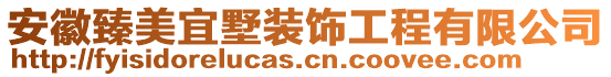 安徽臻美宜墅裝飾工程有限公司
