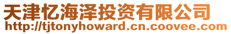 天津憶海澤投資有限公司
