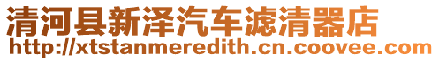 清河縣新澤汽車濾清器店