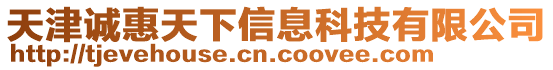 天津誠惠天下信息科技有限公司