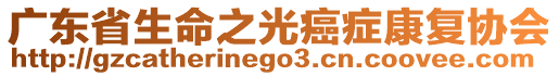 廣東省生命之光癌癥康復協(xié)會