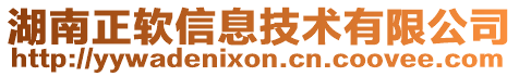 湖南正軟信息技術有限公司