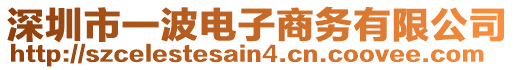 深圳市一波電子商務(wù)有限公司