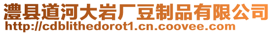 澧縣道河大巖廠豆制品有限公司