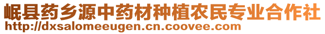 岷縣藥鄉(xiāng)源中藥材種植農(nóng)民專業(yè)合作社