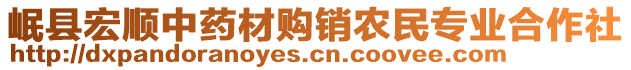 岷縣宏順中藥材購銷農(nóng)民專業(yè)合作社