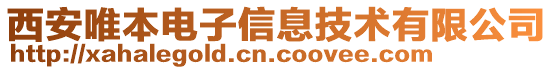 西安唯本電子信息技術有限公司