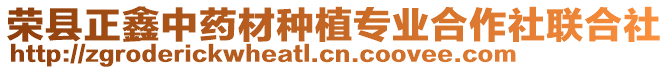 榮縣正鑫中藥材種植專業(yè)合作社聯(lián)合社