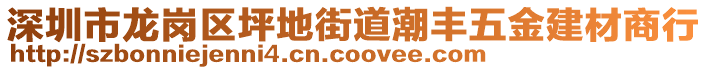 深圳市龍崗區(qū)坪地街道潮豐五金建材商行