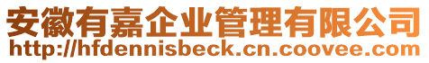 安徽有嘉企業(yè)管理有限公司