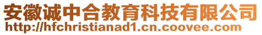 安徽誠中合教育科技有限公司