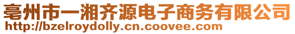 亳州市一湘齊源電子商務(wù)有限公司