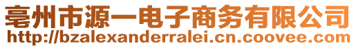 亳州市源一電子商務(wù)有限公司