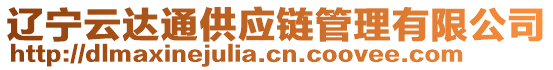 遼寧云達(dá)通供應(yīng)鏈管理有限公司