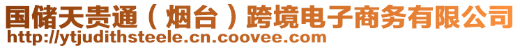 國(guó)儲(chǔ)天貴通（煙臺(tái)）跨境電子商務(wù)有限公司