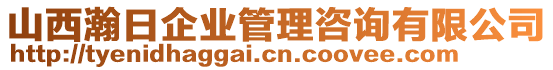 山西瀚日企業(yè)管理咨詢有限公司