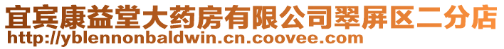 宜賓康益堂大藥房有限公司翠屏區(qū)二分店