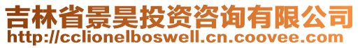 吉林省景昊投資咨詢(xún)有限公司