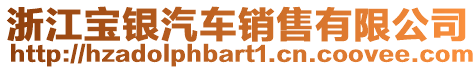 浙江寶銀汽車銷售有限公司